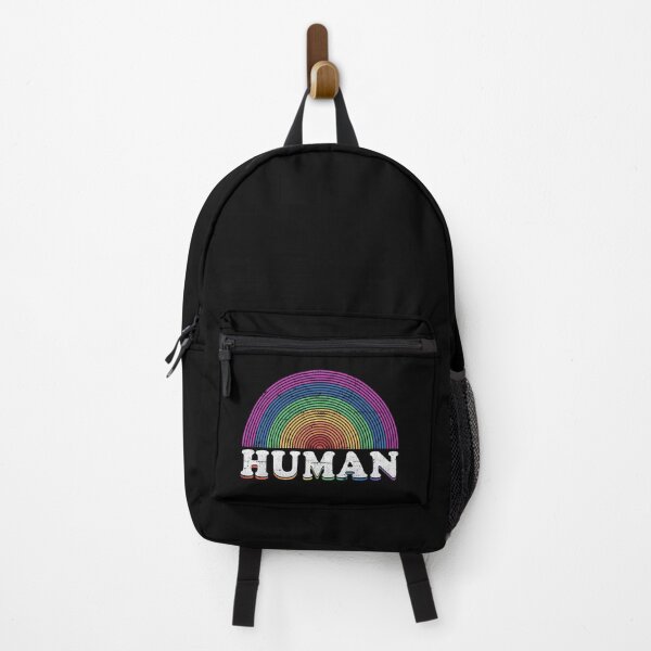 Item preview, Human LGBT Gay Lesbian Bisexual Transgender Pansexual Equally Rainbow designed and sold by Dolphin Graphic.