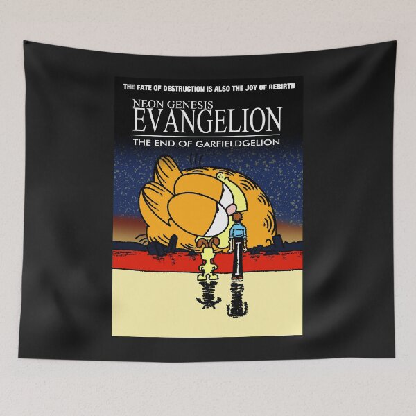Item preview, neon genesis evangelion garfield designed and sold by sbernaxlsnider.