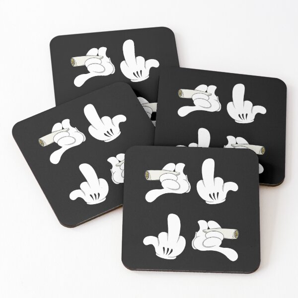 Item preview, Stoner Mouse | middle finger and joint | cartoon hands designed and sold by ProdbyNiECO.
