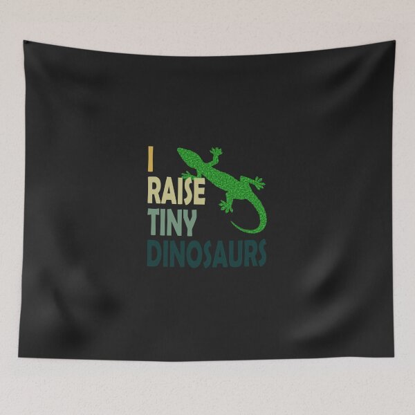 Item preview, I Raise Tiny Dinosaurs - Lizard Sticker designed and sold by AlexanderBryz.