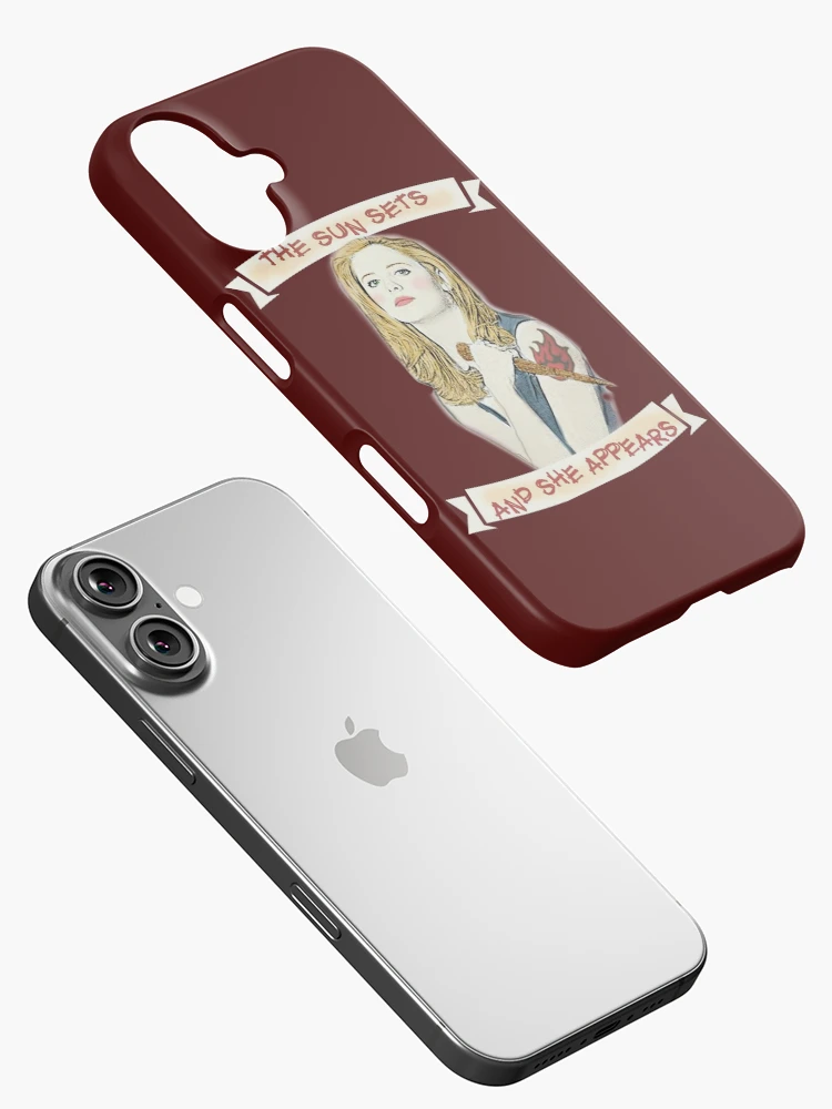 Thumbnail 2 of 4, iPhone Case, Buffy Lets Me Rest In Peace designed and sold by RabbitWithFangs.