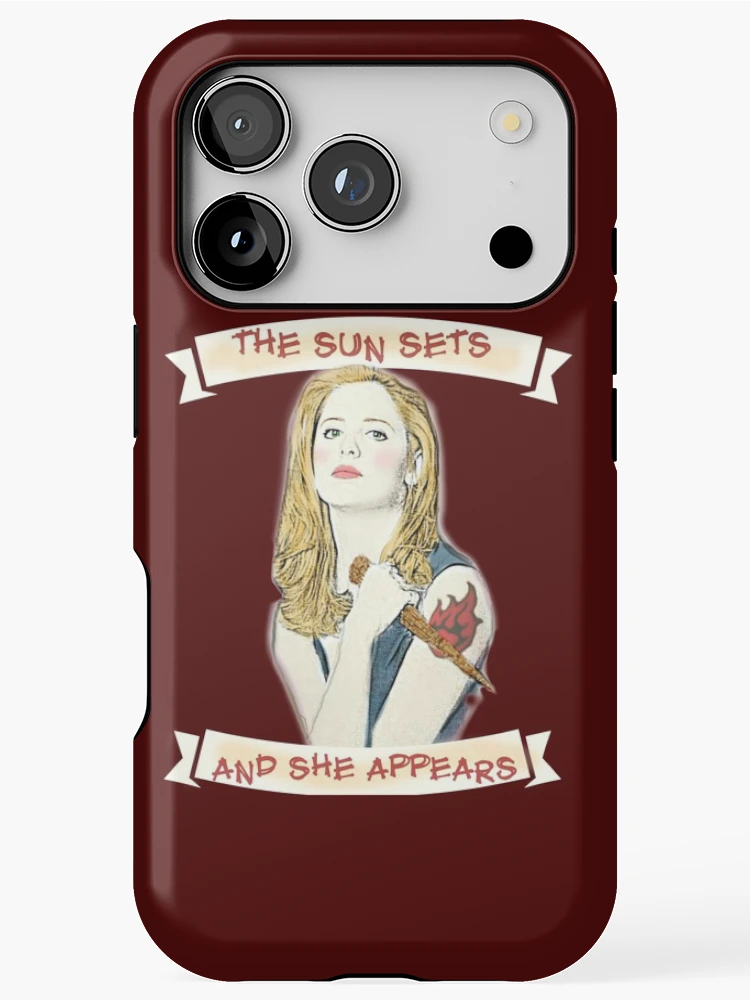 Thumbnail 1 of 4, iPhone Case, Buffy Lets Me Rest In Peace designed and sold by RabbitWithFangs.