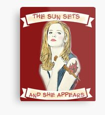 Buffy Lets Me Rest In Peace Metal Print