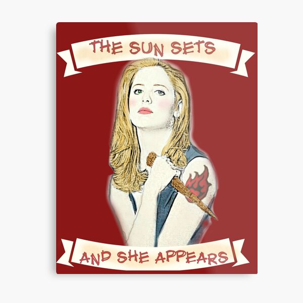 Buffy Lets Me Rest In Peace Metal Print