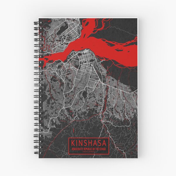 Item preview, Kinshasa City Map of DR Congo - Oriental designed and sold by deMAP.
