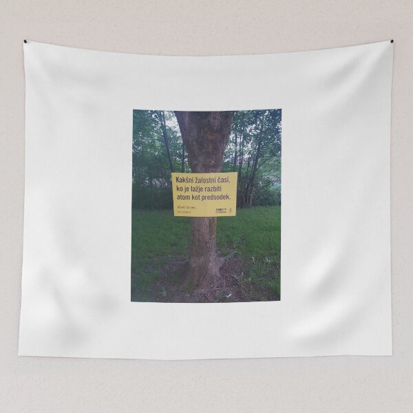 Item preview, true moto...sad times when it is easier to break an atom than prejudice... designed and sold by barbich.