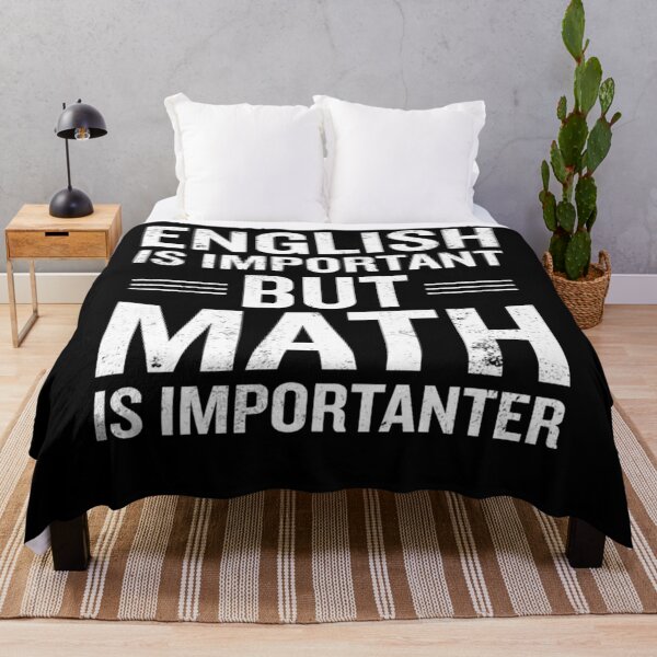 Item preview, El inglés es importante, pero las matemáticas son más importantes, un clásico divertido. designed and sold by senatoprtint.
