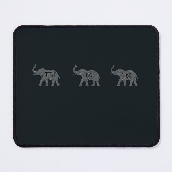 Item preview, Big Little G Big Elephants Sticker designed and sold by TarekLex.