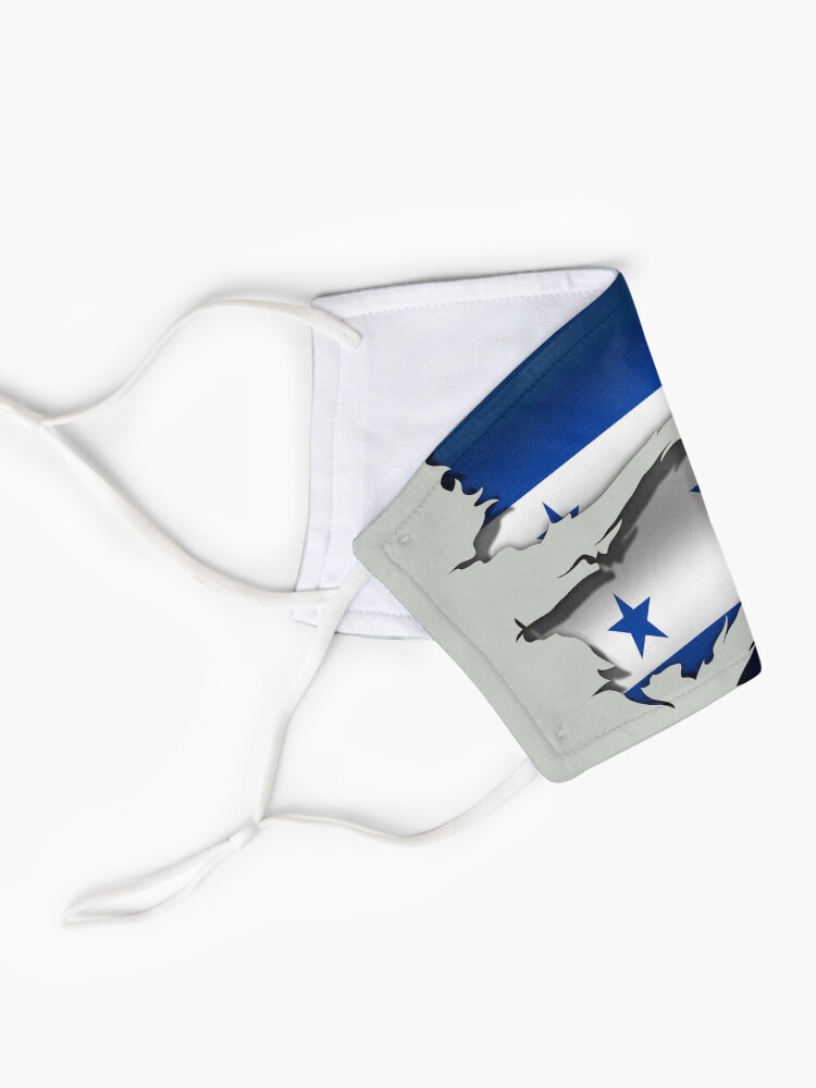 Honduras - Torn Flag - Tattoo Greeting Card by WdiCreative