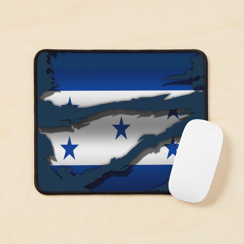 Honduras - Torn Flag - Tattoo Greeting Card by WdiCreative