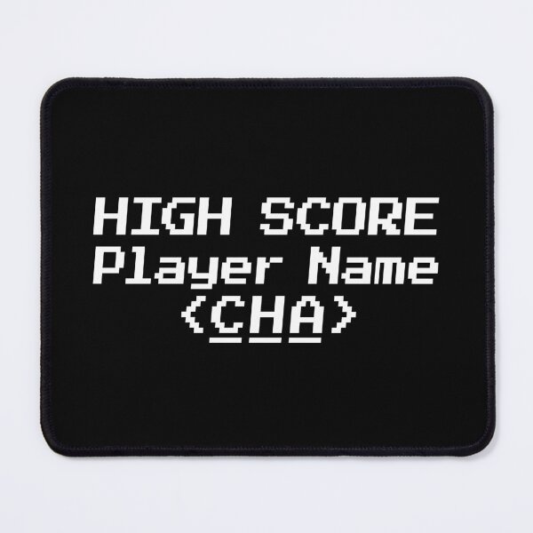 Item preview, HIGH SCORE Player Name CHA designed and sold by redacteddesign.