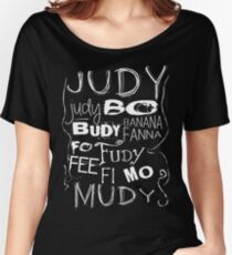 JUDY - The name game Remake White version Women's Relaxed Fit T-Shirt