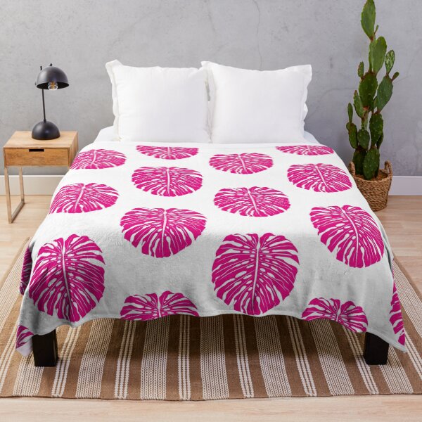 Item preview, Hot Pink Monstera Leaf designed and sold by Ana Moguš.