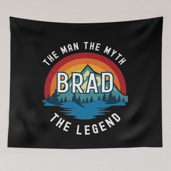 Item preview, Brad, the Man, the Myth, the Legend - Custom Name  designed and sold by PonyyStore.