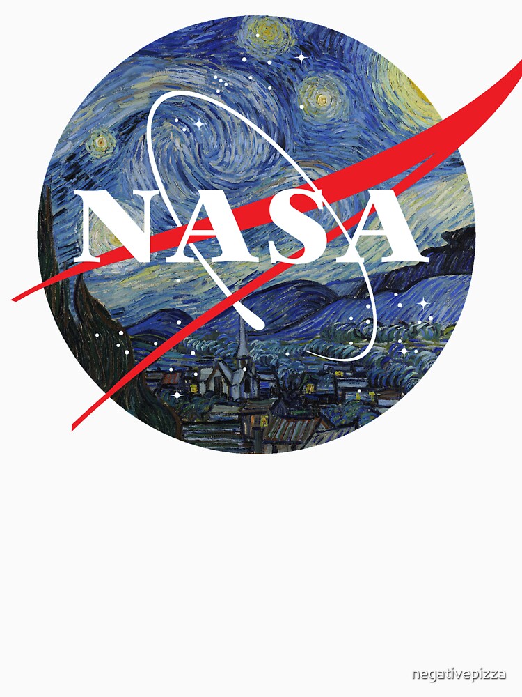 NASA starry night by negativepizza