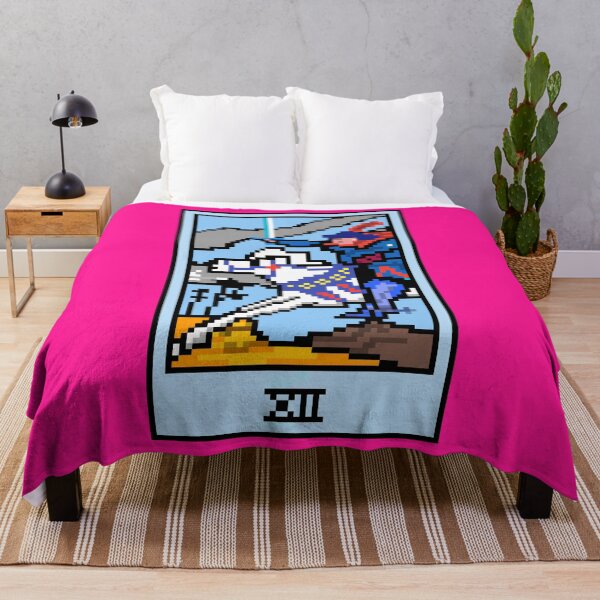 Item preview, Wait, is this pixel art tarot? Pink - Minor Arcana 'Knight of Swords' (Design for T-shirt, stickers and other accessories) designed and sold by Pixel Waite.