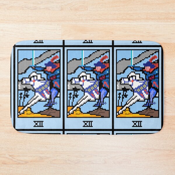 Item preview, Wait, is this pixel art tarot? Pink - Minor Arcana 'Knight of Swords' (Design for T-shirt, stickers and other accessories) designed and sold by Pixel Waite.