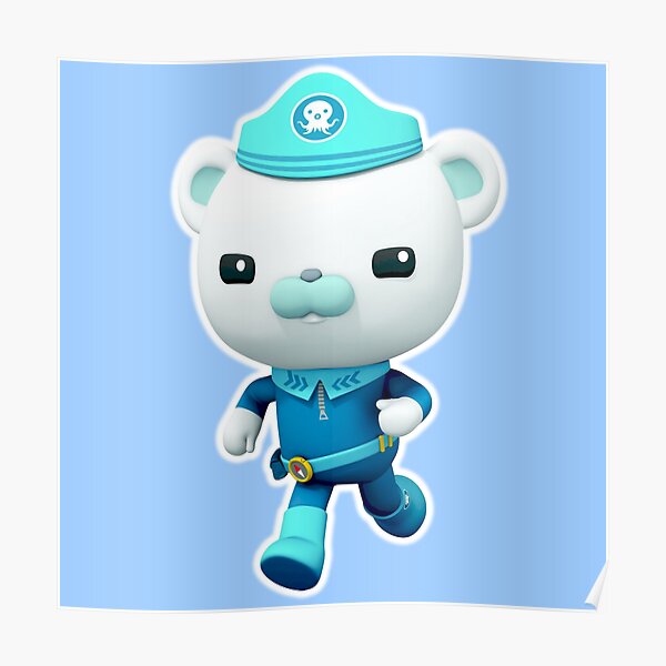 Octonauts Captain Barnacles Poster For Sale By Razvanje20 Redbubble