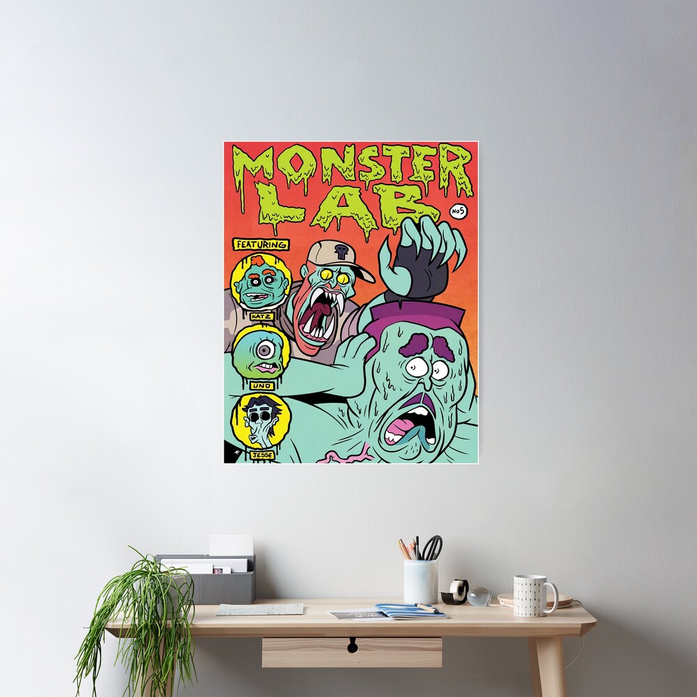 MONSTER LAB FIFTH EPISODE PRINT - MEATCANYON