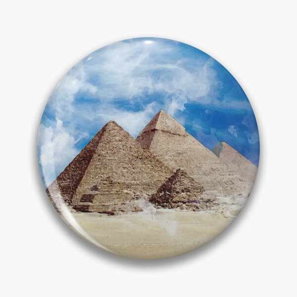 Item preview, Pyramid of Giza Egypt Watercolor Art designed and sold by Blok45.