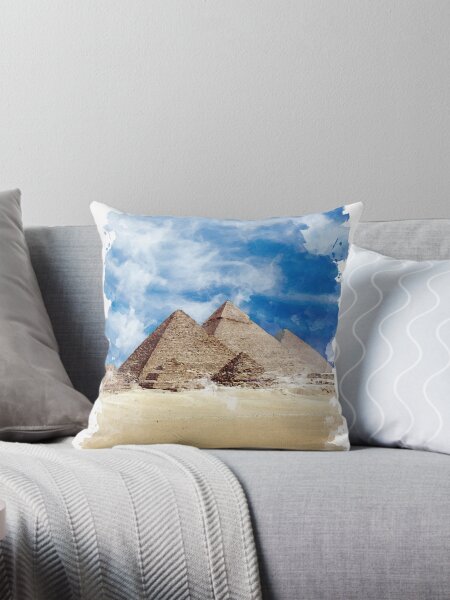 Artikel-Vorschau von Pyramide von Gizeh Ägypten Aquarellkunst, designt und verkauft von Blok45.