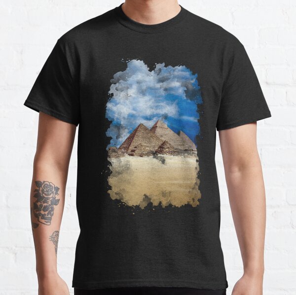 Item preview, Pyramid of Giza Egypt Watercolor Art designed and sold by Blok45.