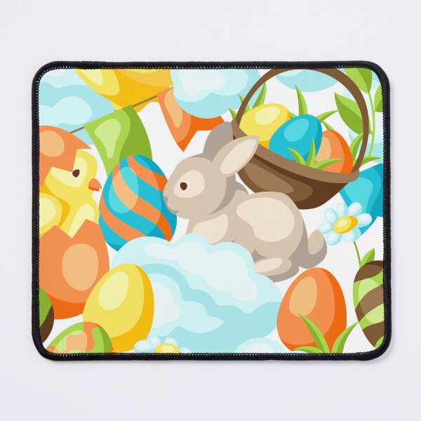 Item preview, Easter drawing with eggs, rabbit and chick designed and sold by JAG2B.
