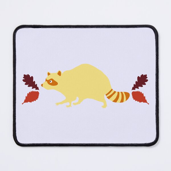 Item preview, yellow raccoon designed and sold by Barnu Flex.