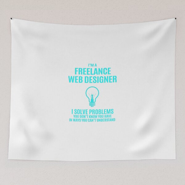 Item preview, Freelance Web Designer - I Solve Problems Job Gift designed and sold by melissaval2.