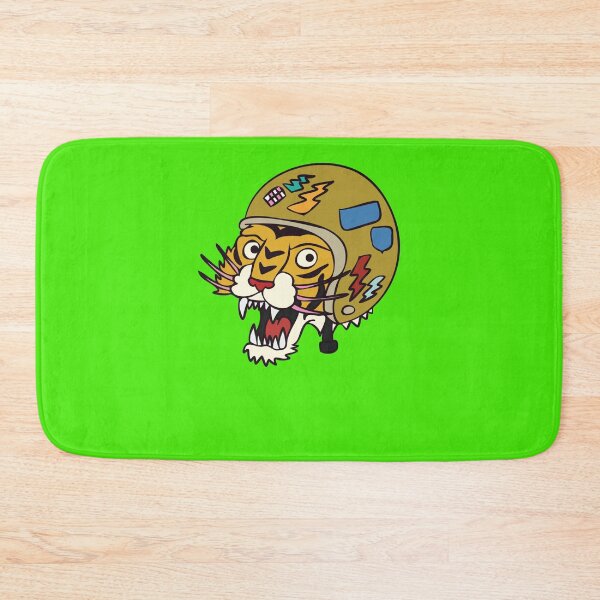 Item preview, Tiger with patched helmet Sticker designed and sold by AdriaIverson.
