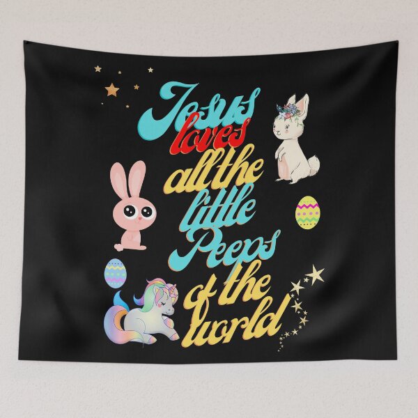 Item preview, Jesus Loves all the little Peeps of the world designed and sold by Sam Artist.
