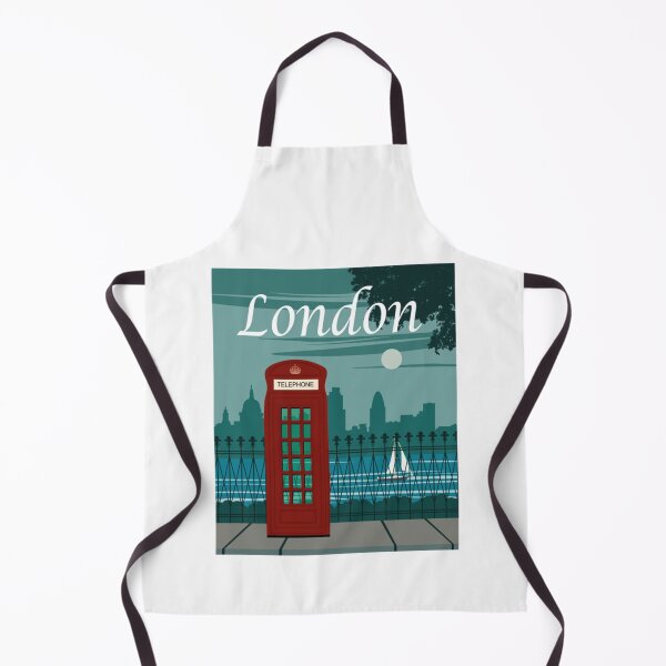Item preview, Affiche de la cabine téléphonique rouge de Londres Thames designed and sold by LouisMarshall01.