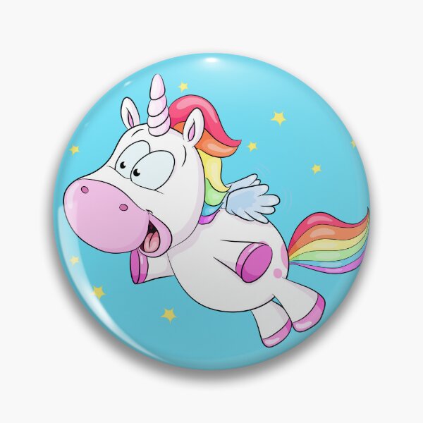 Item preview, Cute flying unicorn with stars designed and sold by Christine Wulf.