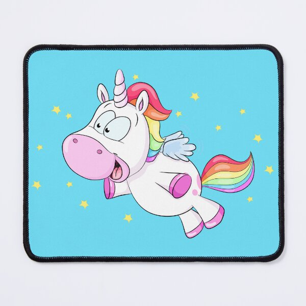 Item preview, Cute flying unicorn with stars designed and sold by Christine Wulf.