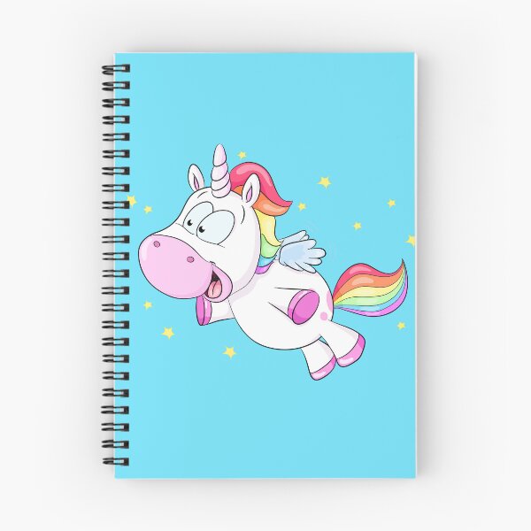 Item preview, Cute flying unicorn with stars designed and sold by Christine Wulf.