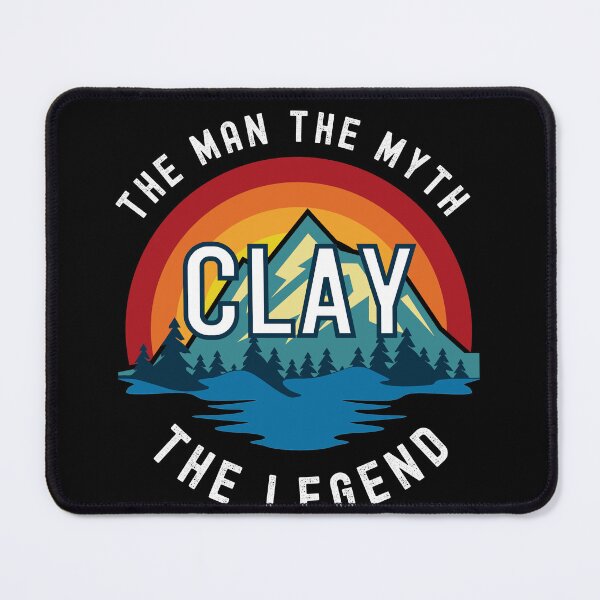 Item preview, Clay, the Man, the Myth, the Legend - Custom Name designed and sold by PonyyStore.