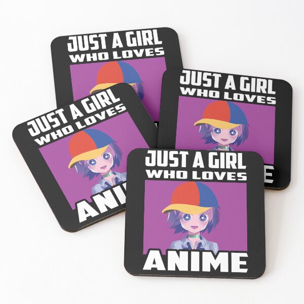 Aperçu de l'œuvre Juste une fille qui aime l'anime. Anime de style japonais. créée et vendue par BlushingCreatives.