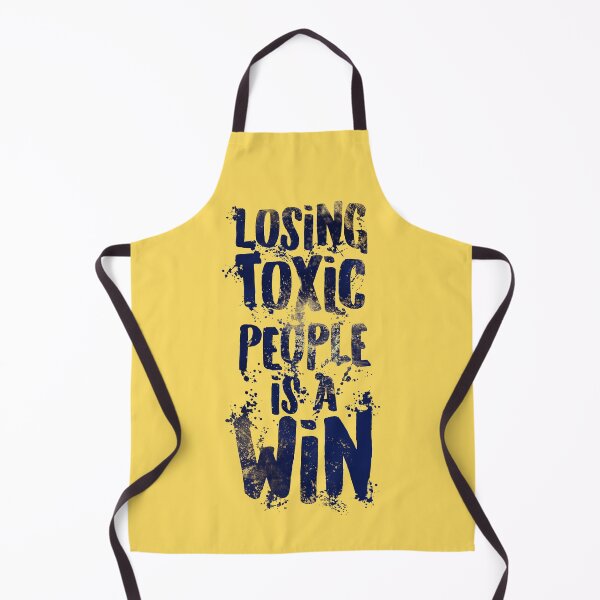 Item preview, Inspirational Winning Style Statement Wisdom Quote LOSING TOXIC PEOPLE IS A WIN Blue Gold Watercolor Ink-drops Modern Textured Typographic design designed and sold by zenturtlemerch.