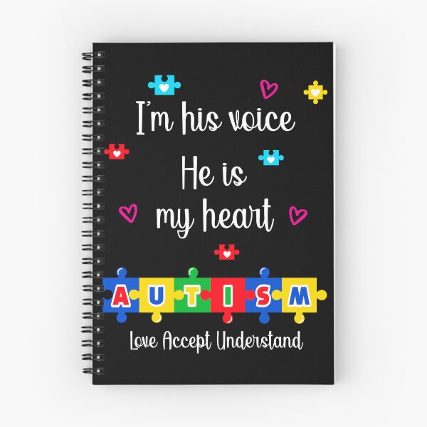 Item preview, I Am His Voice He Is My Heart Autism Awareness designed and sold by NarwhalShop.