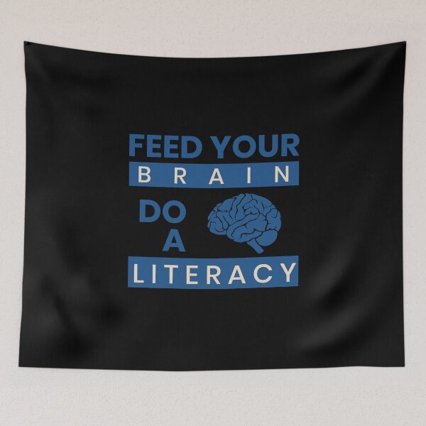 Item preview, Feed Your Brain Do A Literacy designed and sold by IllustrT.