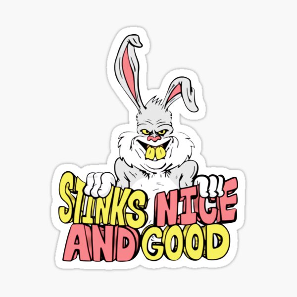 "MEATCANYON STINKS NICE AND GOOD" Sticker by d2p3j6l21 Redbubble