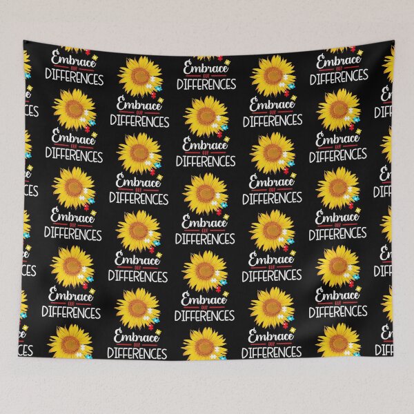 Item preview, Embrace Our Differences Puzzle Sunflower Autism Awareness designed and sold by NarwhalShop.