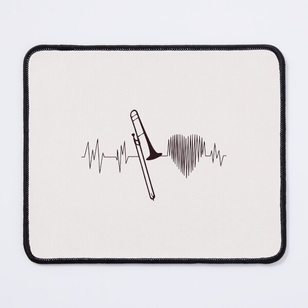Item preview, Trombone Heartbeat Trombone Player Art Designs designed and sold by Manilyn0907.