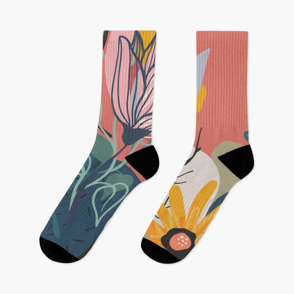 Item preview, Abstract Colourful Flowers 9 designed and sold by simplydesignart.