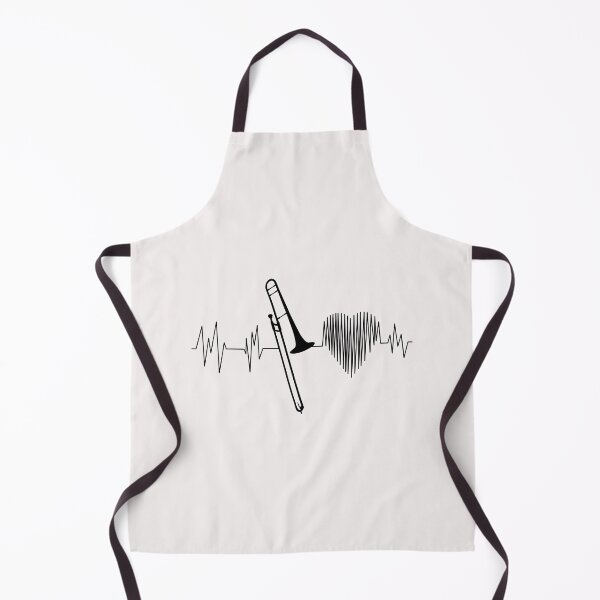 Item preview, Trombone Heartbeat Trombone Player Art Designs designed and sold by Manilyn0907.