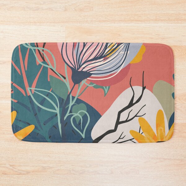 Item preview, Abstract Colourful Flowers 9 designed and sold by simplydesignart.