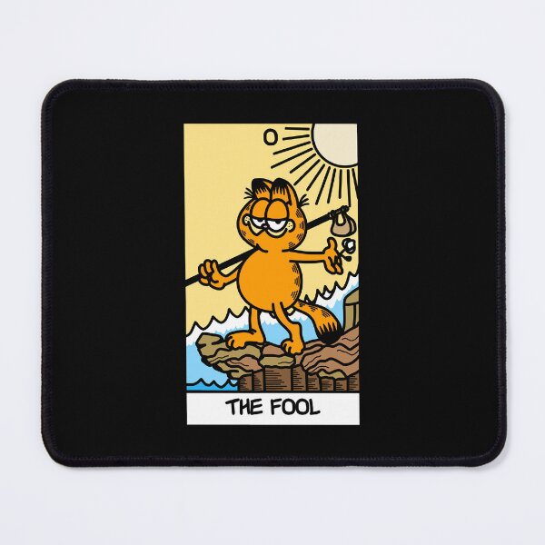Item preview, the fool tarot card but it's garfield designed and sold by obianoftcianou.