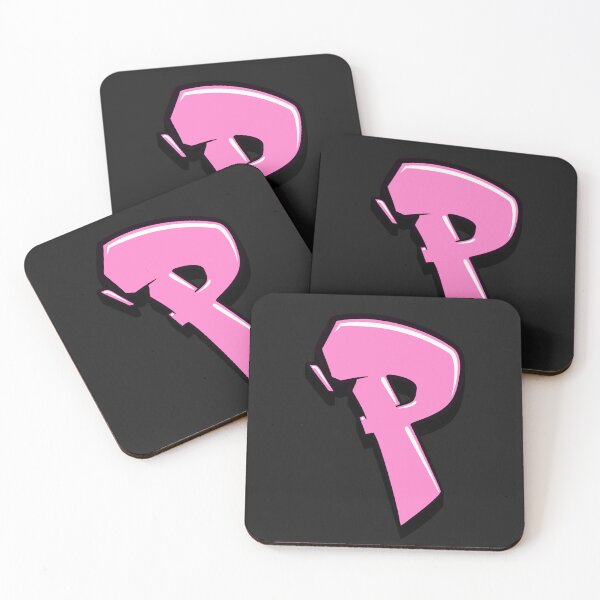 Artikelvorschau, Graffiti-Buchstabe P (Rosa) entworfen und verkauft von NameGraffiti.