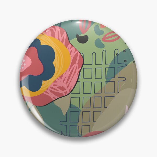 Item preview, Abstract Colourful Flowers 6 designed and sold by simplydesignart.