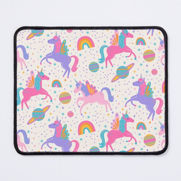 Item preview, Space Unicorn - Neon Rainbow designed and sold by latheandquill.